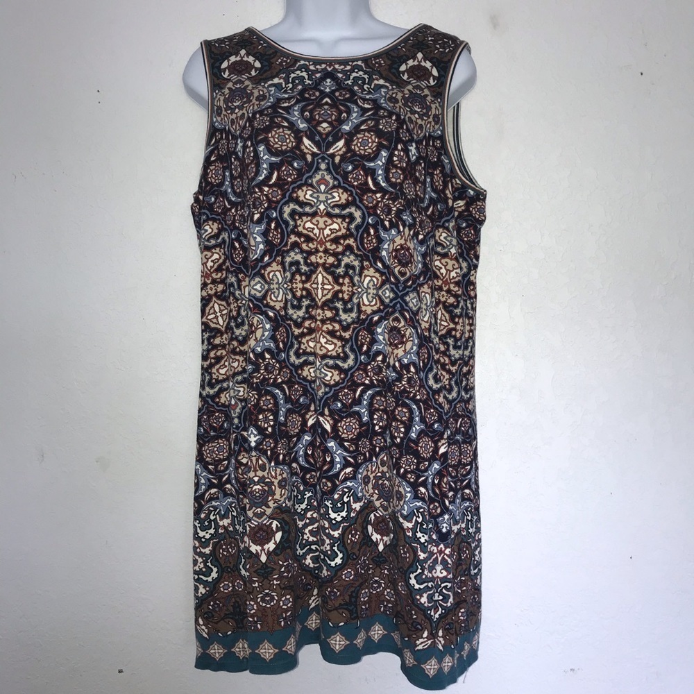 Sophie Max Stretch Knit Shift Dress L
